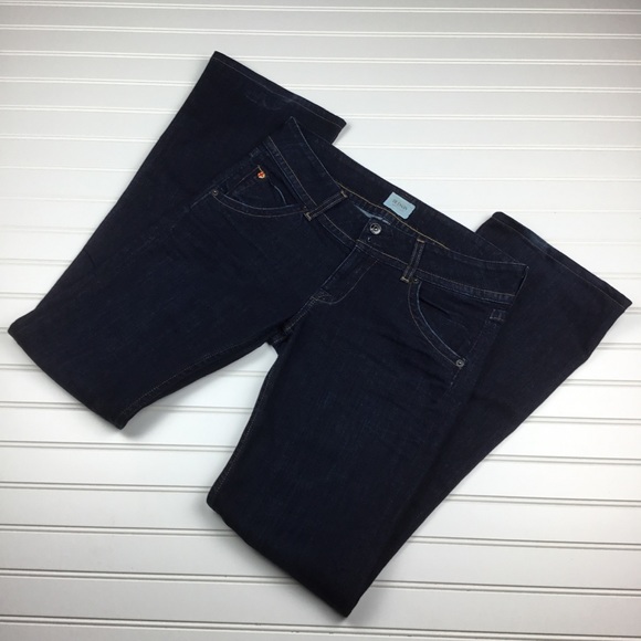 Hudson Boot Cut Dark Wash Jeans - Picture 2 of 8